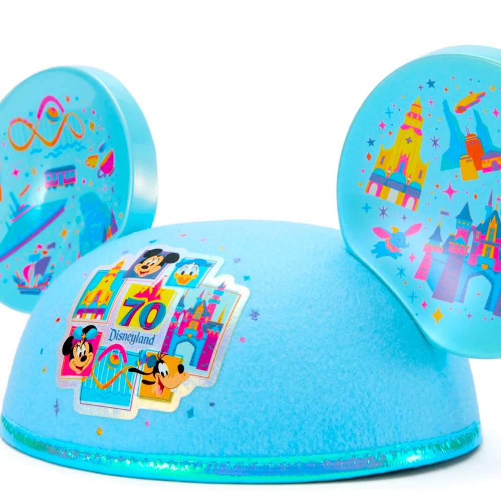 Disneyland 70th Anniversary Celebration Mickey Mouse Ears Hat Disney